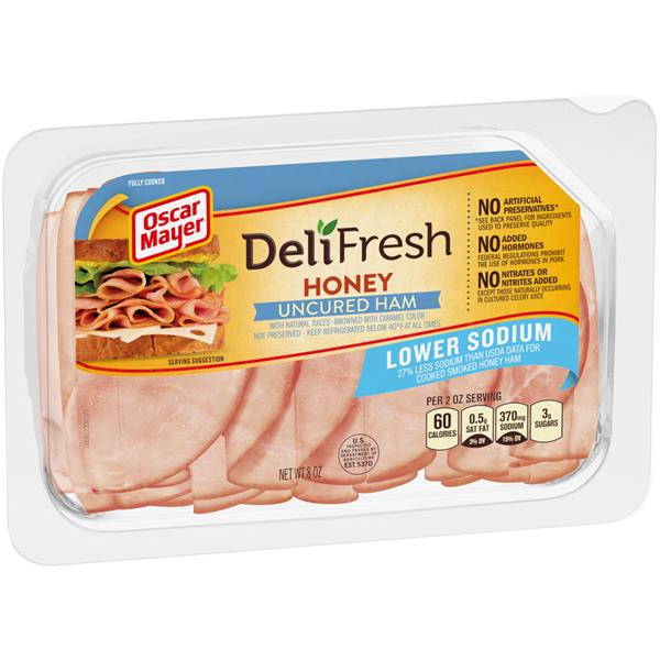 Oscar Mayer Deli Fresh Lower Sodium Honey Ham | Hy-Vee Aisles Online ...