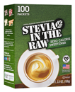 Stevia In The Raw Zero Calorie Sweetener 100 Packets