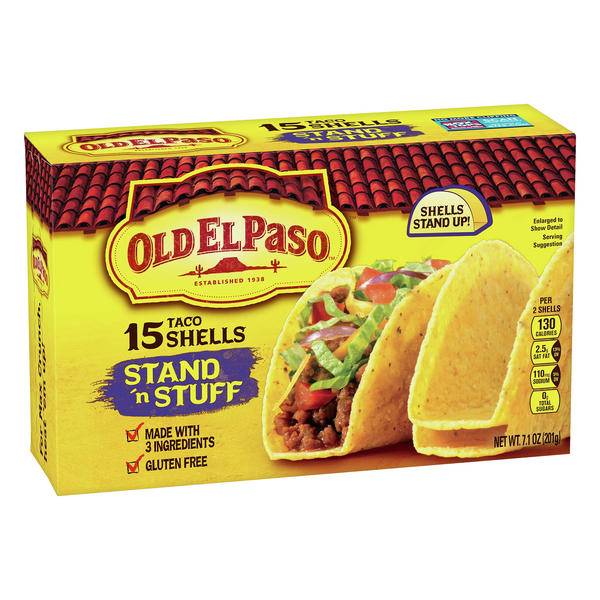 Old El Paso Stand N Stuff Taco Shells 15ct Hy Vee Aisles Online Grocery Shopping