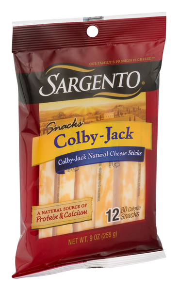 Sargento Colby-Jack Natural Cheese Snack Sticks, 9 oz., 12-Count | Hy ...