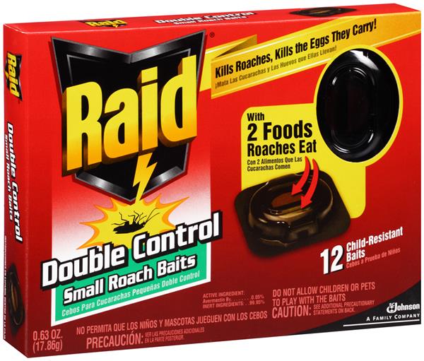 Raid Double Control Small Roach Baits Insecticide HyVee Aisles