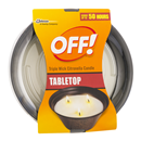 OFF! Triple Wick Citronella Candle Insect Repellent