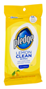 Pledge Lemon Wipes 24 ct