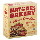 Natures Bakery Oatmeal Crumble, Strawberry, 6-1.41 oz