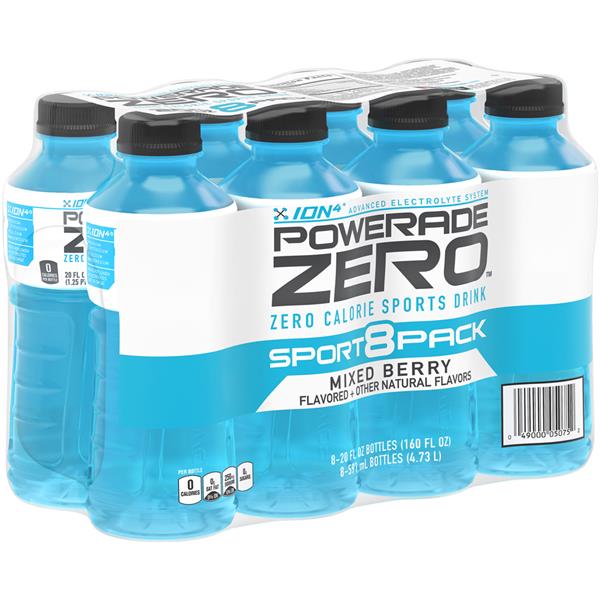 Powerade Zero Mixed Berry Sports Drink 8 Pack HyVee Aisles Online