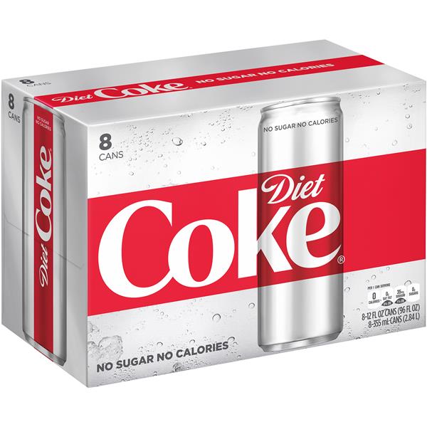 Diet Coke Cola 8pk Hy Vee Aisles Online Grocery Shopping