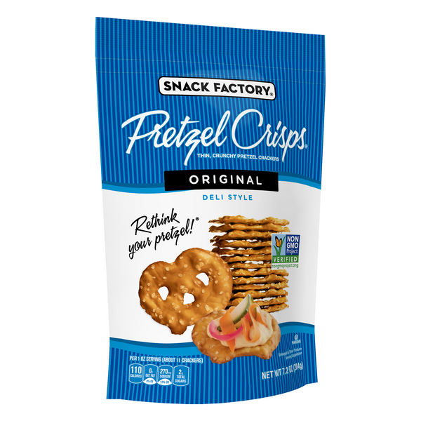 Snack Factory Pretzel Crisps Original Deli Style HyVee Aisles Online