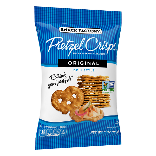 Snack Factory Pretzel Crisps Original Deli Style HyVee Aisles Online