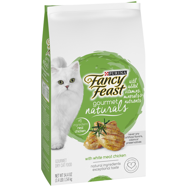 fancy feast gourmet naturals chicken dry