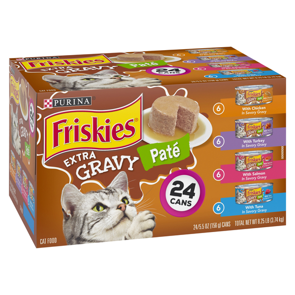 Friskies extra gravy 2024 pate variety pack