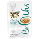 Fancy Feast Limited Ingredient Wet Cat Food Complement, Broths Classic With Chicken