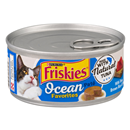 Purina Friskies Pate Wet Cat Food, Ocean Favorites With Tuna, Brown Rice & Peas