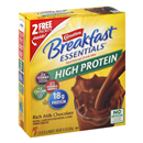 Carnation Breakfast Essentials High Protein Rich Milk Chocolate 10-1.31 Oz. Packets