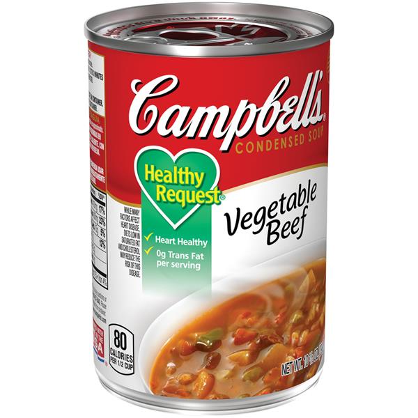 Campbell's Healthy Request Vegetable Beef Condensed Soup | Hy-Vee ...