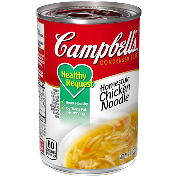 Campbell's Healthy Request Homestyle Chicken Noodle Condensed Soup | Hy ...