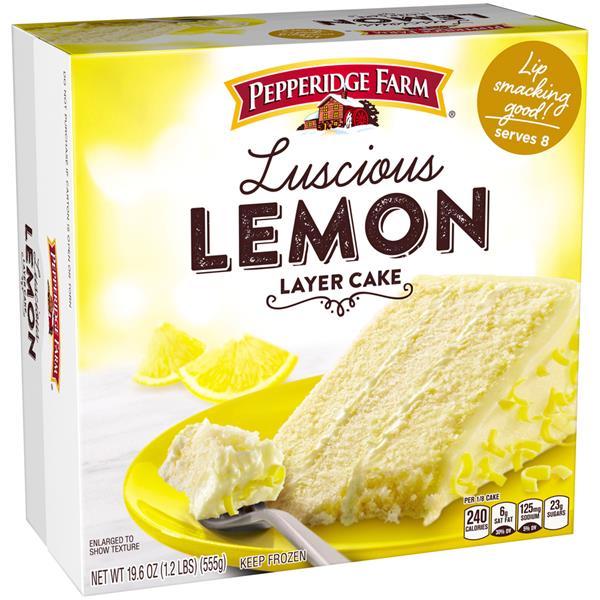 Pepperidge Farm Luscious Lemon Layer Cake HyVee Aisles Online Grocery Shopping