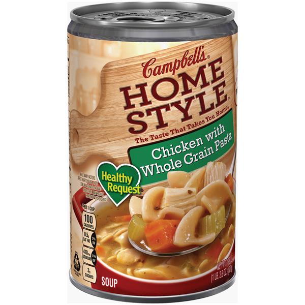 Campbell's Home Style Healthy Request Chicken with Whole Grain Pasta ...