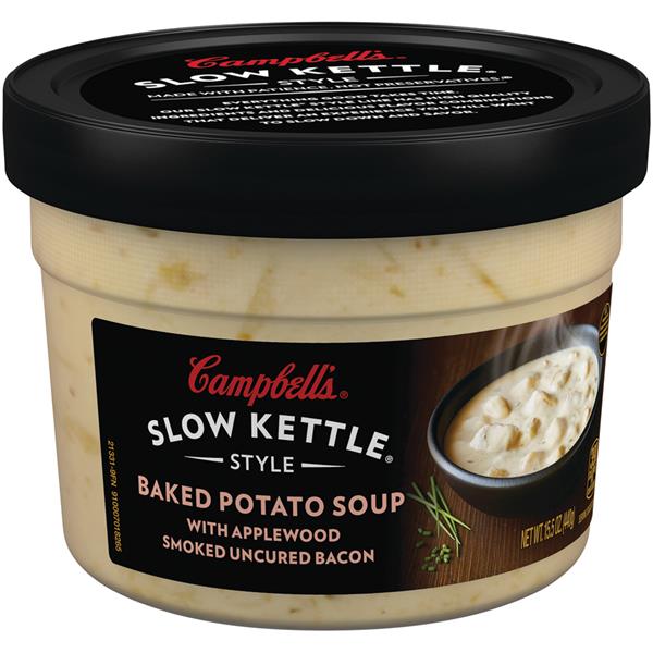 Campbell's Slow Kettle Style Baked Potato with Bacon Soup HyVee