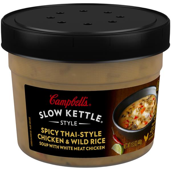 Campbell's Slow Kettle Style Spicy ThaiStyle Chicken & Wild Rice Soup