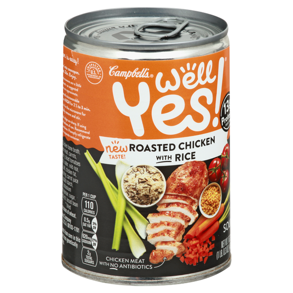 Campbell's Well Yes! Roasted Chicken with Wild Rice Soup HyVee