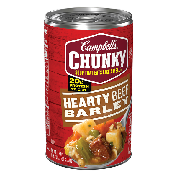 Campbells Chunkyhearty Beef Barley Soup Hy Vee Aisles Online Grocery