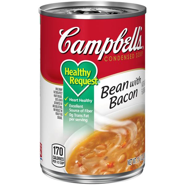 Campbell's Condensed Healthy Request Bean with Bacon Soup HyVee