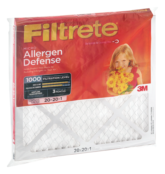 3M Filtrete 20x30x1 Micro Allergen Reduction Air Filter 