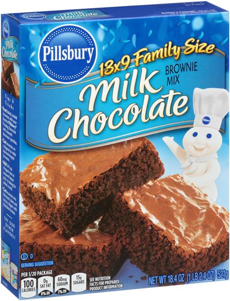 Pillsbury Brownie Mix Nutrition Label Nutrition Pics