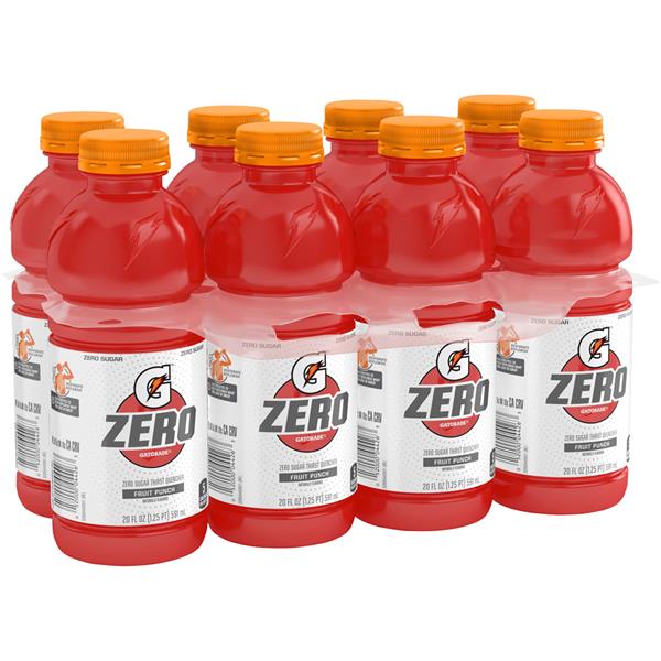 Gatorade G Zero Sugar Fruit Punch 8Pk | Hy-Vee Aisles Online Grocery ...