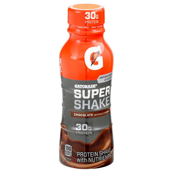 Gatorade G Super Shake Protein Shake With Nutrients Chocolate