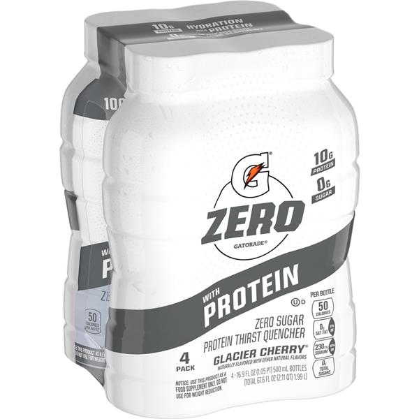 Gatorade Zero with Protein, Glacier Cherry 4Pk | Hy-Vee Aisles Online ...