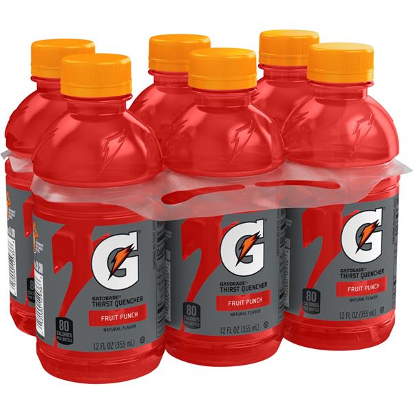 Gatorade G Series Fruit Punch Sports Drink 6 Pack | Hy-Vee Aisles ...