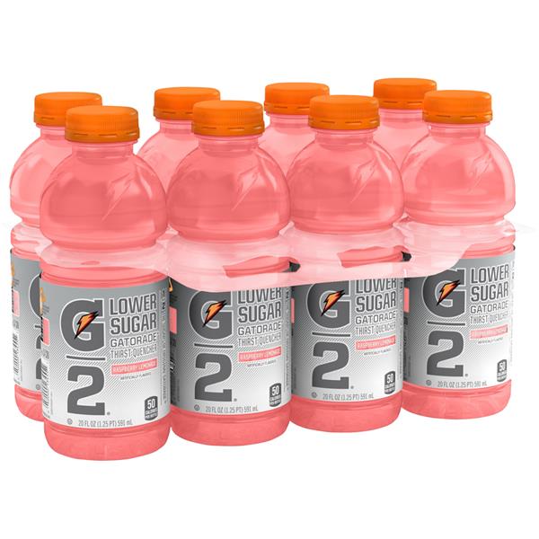 Gatorade G2 Low Sugar Raspberry Lemonade Sports Drink 8Pk Hy Vee