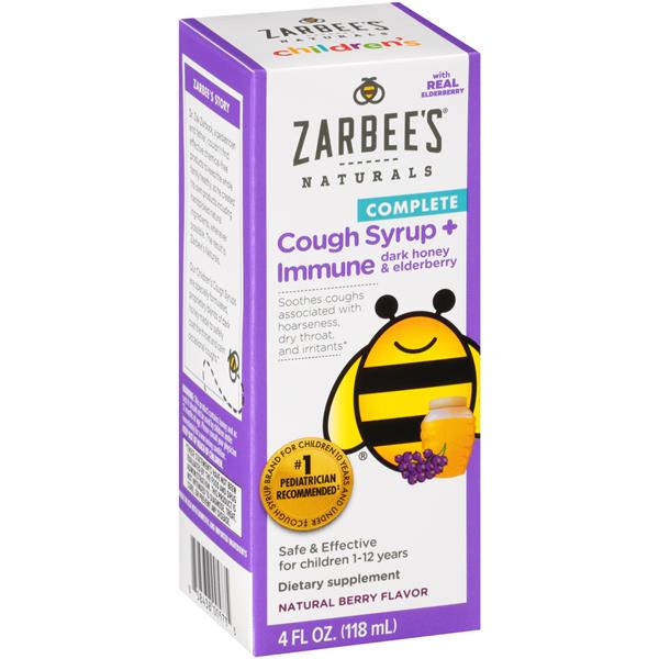 Zarbee S Naturals Children S Complete Cough Syrup Immune With