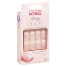 KISS Nude Acrylic French Nails
