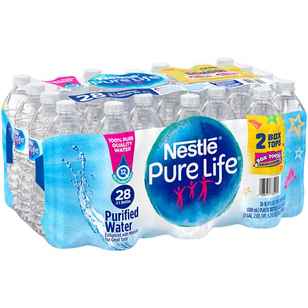 Nestle Pure Life Purified Water 28 Pack Hy Vee Aisles Online Grocery Shopping 1051