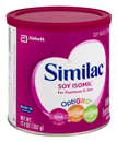 Similac Soy Isomil Infant Formula with Iron Powder for Fussiness & Gas