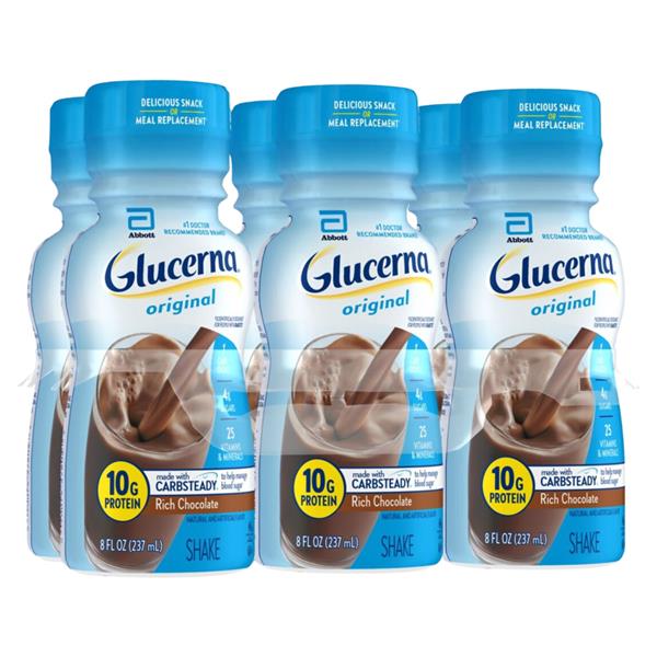 Glucerna Diabetes Nutritional Shake Rich Chocolate Ready