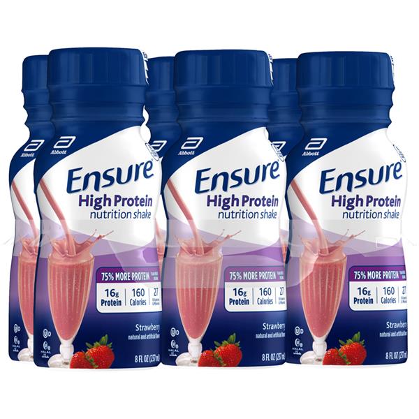 Ensure High Protein Strawberry Nutrition Shake 6pk HyVee Aisles
