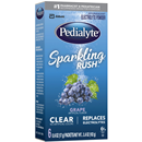 Pedialyte Sparkling Rush Grape Effervescent Electrolyte Powder 6-0.6 oz. Packets