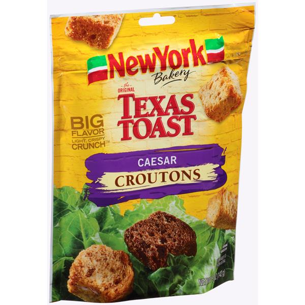 New York Bakery Texas Toast Caesar Croutons 5 oz. Bag HyVee Aisles