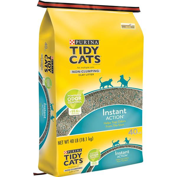 Purina Tidy Cats Non-Clumping Cat Litter Instant Action for Multiple ...
