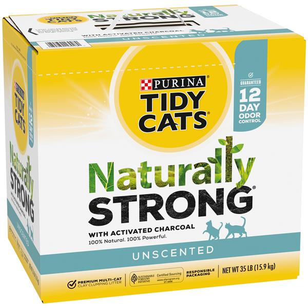 Purina Tidy Cats Naturally Strong Unscented Clumping Cat Litter Hy Vee Aisles Online Grocery 1740