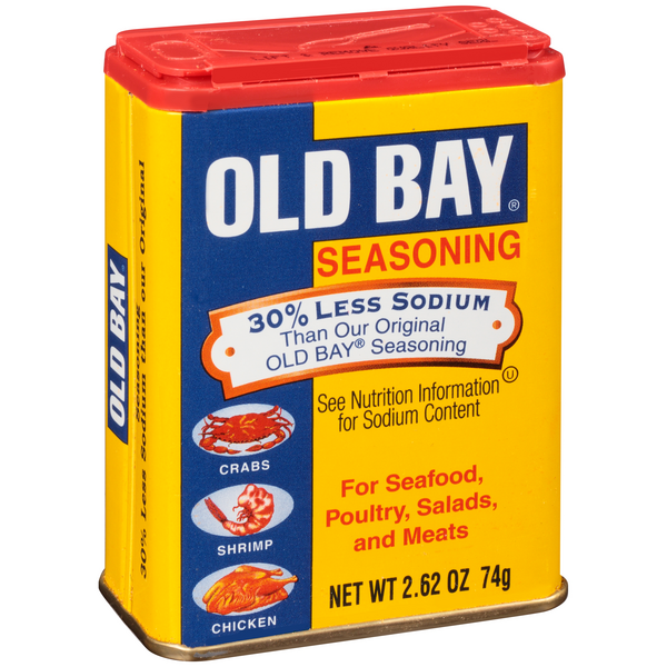 Old Bay Seasoning 30% Less Sodium - 2 oz tin