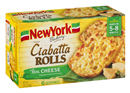 New York Brand Olde World Ciabatta Rolls with Real Cheese 6Ct