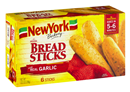 New York Brand Bakery The Original Bread Sticks with Real Garlic 6Ct