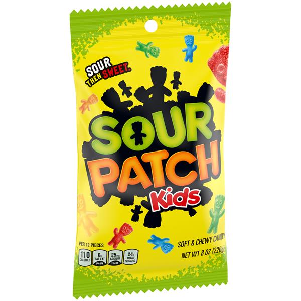 Sour Patch Bags Soft & Chewy Sour Then Sweet Kids Candy ...