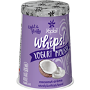 Yoplait Whips Mousse Coconut Creme Yogurt