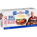 Purnell Big Sausage Burgers, 8Ct