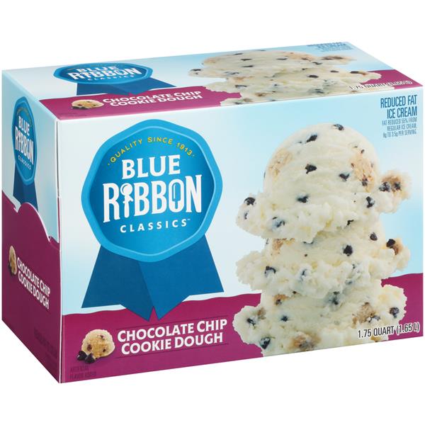 Blue Bunny Blue Ribbon Classics Chocolate Chip Cookie Dough Light Ice
